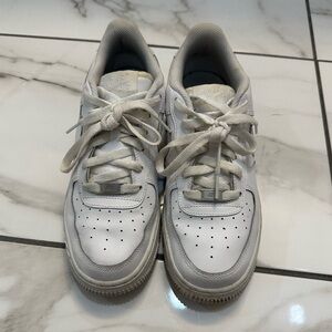 White Nike Air Force 1s
